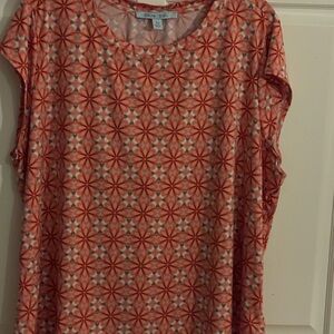 Women’s blouse size 3XL orange comfy‎ blouse